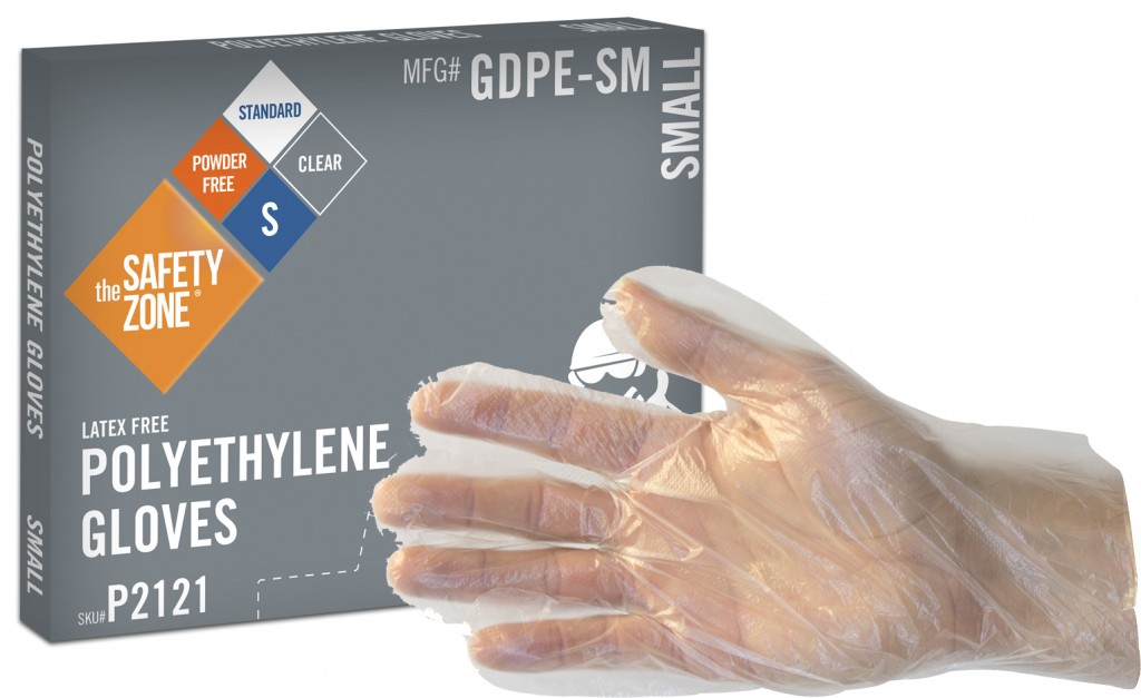 Safety Zone GDPE Poly Food Sevice Disposable Gloves East Coast Glove