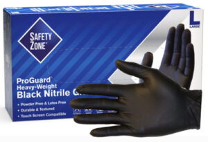 Safety Zone black nitrile gloves